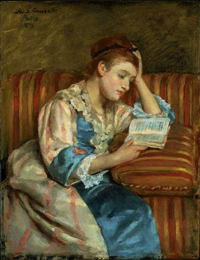 Young Woman Reading
