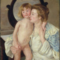 Mother And Child Aka The Oval Mirror 