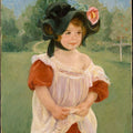 Spring Margot Standing in a Garden (Fillette dans un jardin) 1900 