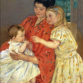Mother And Sara Admiring The Baby 