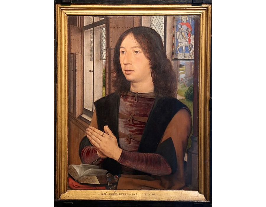 Diptych of Maarten Nieuwenhove (right panel) 