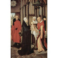 Adoration of the Magi altar, right panel presentation in the temple 