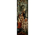 The Last Judgement, Triptych, left wing, inside the blessed at the gate of heaven (Paradise) with St. Peter artwork preview