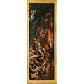 The Last Judgment, triptych, right wing Casting the Damned into Hell 