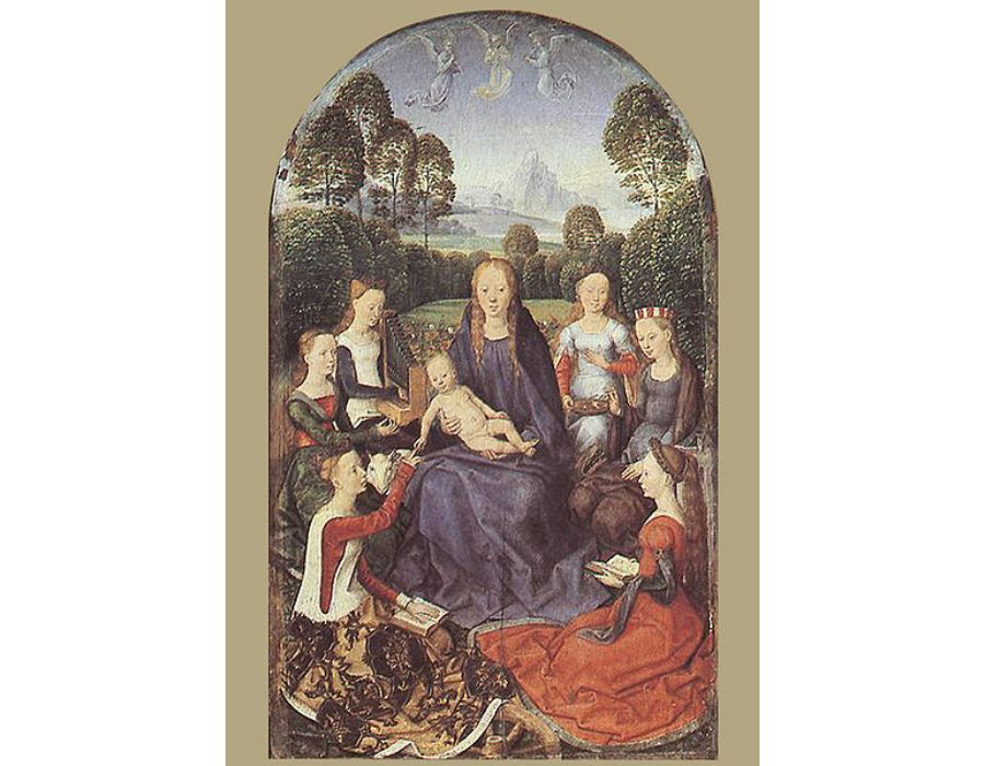 Diptych of Jean de Cellier (1) c. 1475 