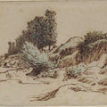 Landscape, Vichy Painting by Jean-Francois Millet