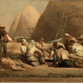 Harvesters Resting (or Ruth and Boaz) Painting by Jean-Francois Millet
