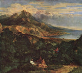 Italienische Küstenlandschaft Painting artwork preview