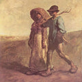 The Walk to Work (or Le Depart pour le Travail) Painting by Jean-Francois Millet