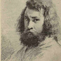 Self Portrait, c.1845-46 Painting by Jean-Francois Millet