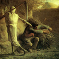 Death and the woodcutter Painting by Jean-Francois Millet
