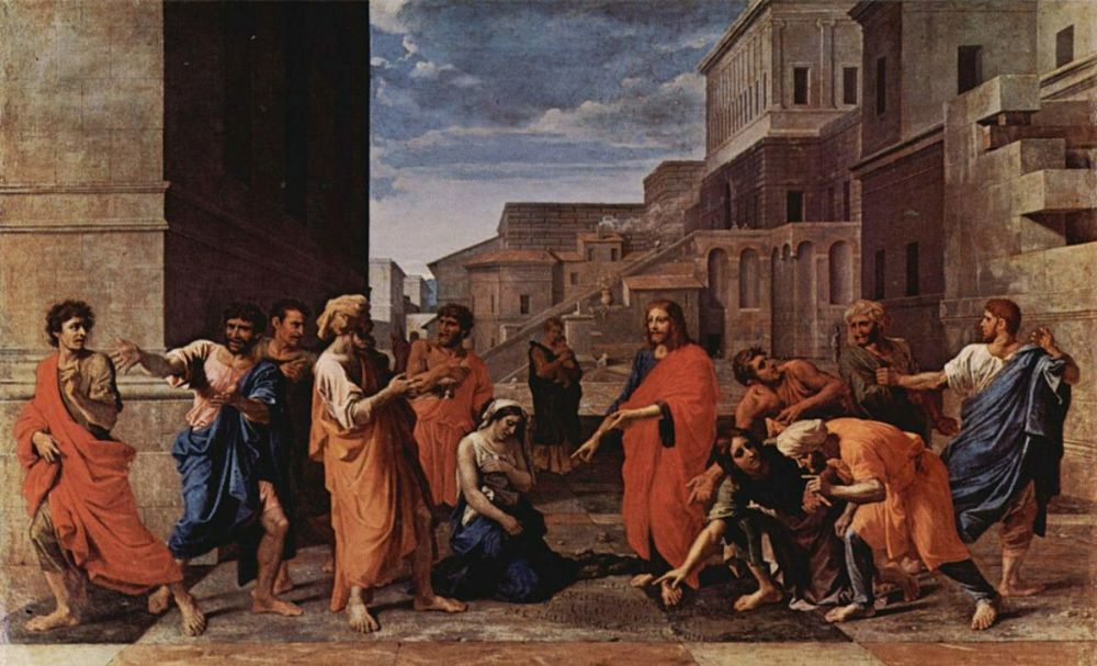 Christ and the Woman Taken in Adultery (detail) 1653 