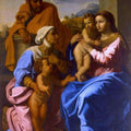 The Holy Family with St Elizabeth and John the Baptist c. 1655 