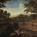 Landscape with two nymphs 