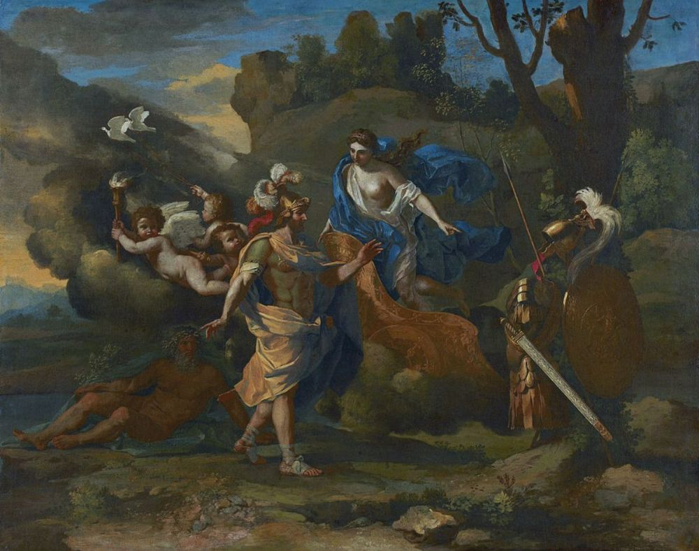 Venus, Mother of Aeneas, Presenting him with Arms Forged by Vulcan, c.1635 