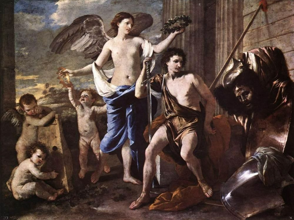 The victorious David 