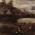 Landscape with Pyramos and Thisbe, detail 