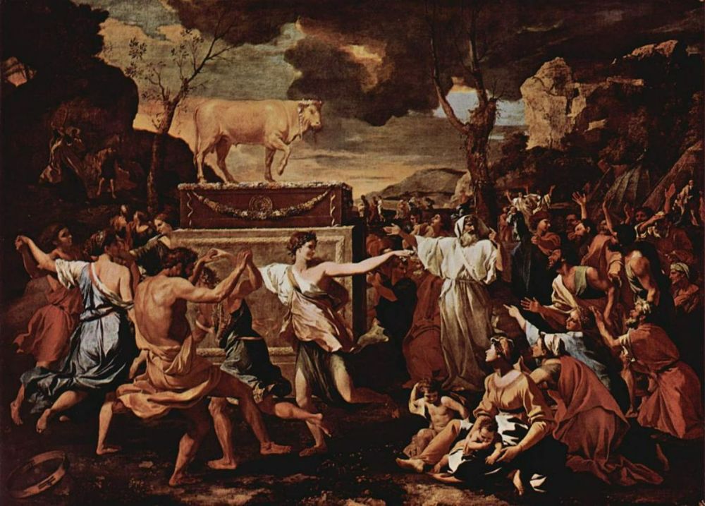 The Adoration of the Golden Calf, before 1634 2 
