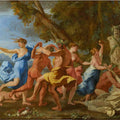 Bacchanal before a Statue of Pan 1631-33 