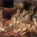 Bacchanal of Putti 1626 