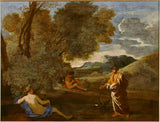 Landscape with Numa Pompilius and the Nymph Egeria, 1624-27 artwork preview