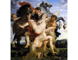 Rape of the Daughters of Leucippus c. 1617 artwork preview