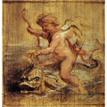 Cupid Riding a Dolphin 1636 