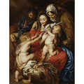 The Holy Family with Saint Elizabeth Saint John and a Dove 
