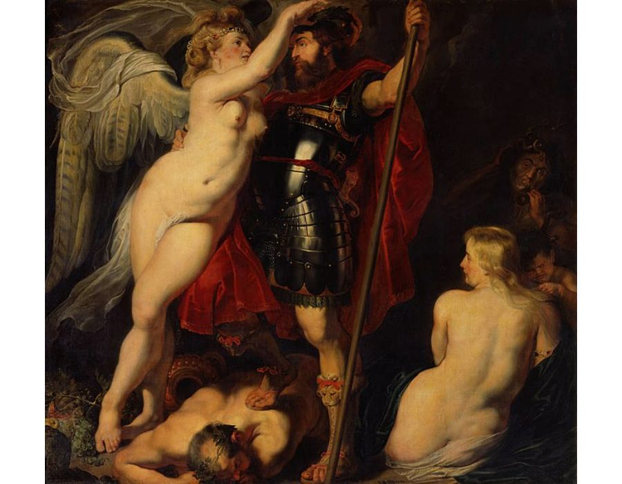 The Champion Of Virtue (Mars) Crowned By The Goddess Of Victory 1615-1616