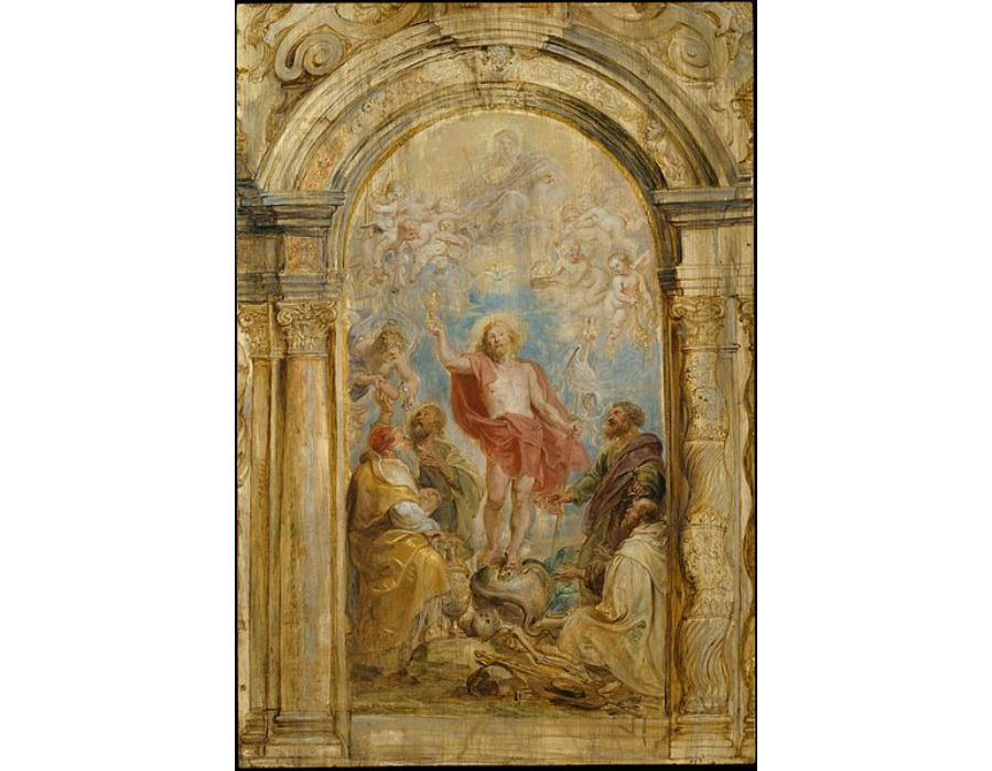 The Glorification of the Eucharist probably ca 1630