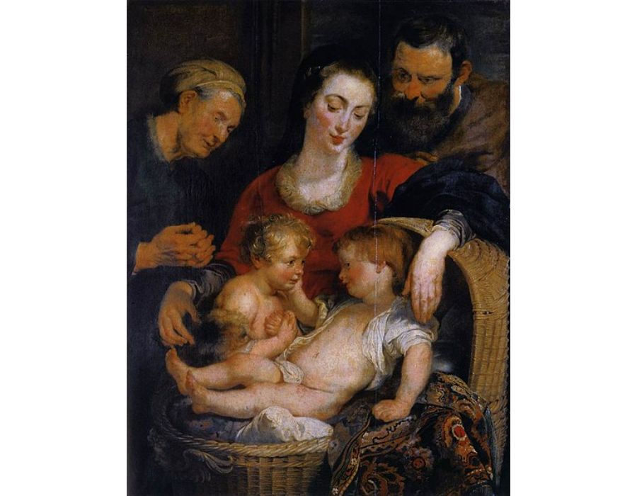 The Holy Family with St Elizabeth 1614-15