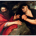 Democritus and Heraclitus