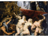 The Landing of Marie de Médicis at Marseilles (detail) 1623-25 artwork preview