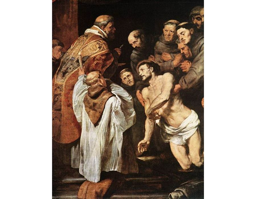 The Last Communion of St Francis 1619