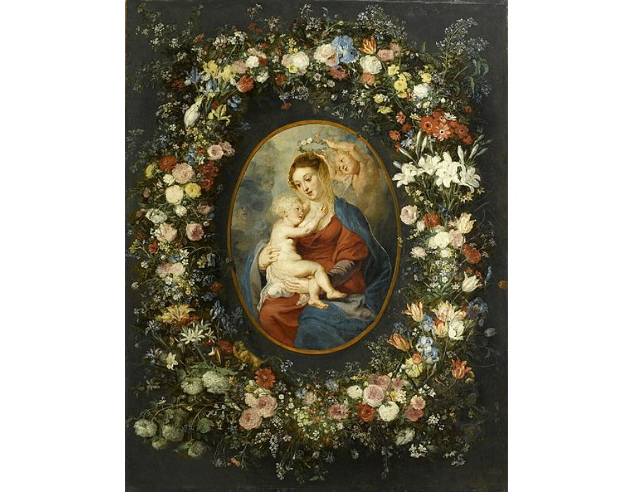 The Virgin and Child in a Garland of Flower 1621
