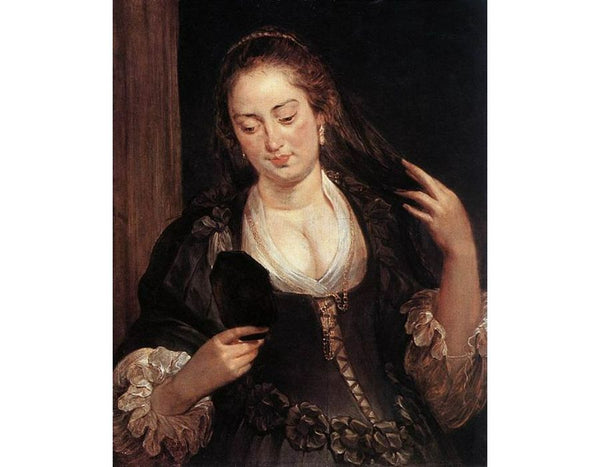 Woman with a Mirror c. 1640