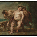 Drunken Bacchus with Faun and Satyr 
