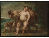 Drunken Bacchus with Faun and Satyr artwork preview