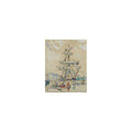 Two-Masted Sailboat At Anchor 