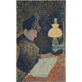 Woman by a lamp, 1890 