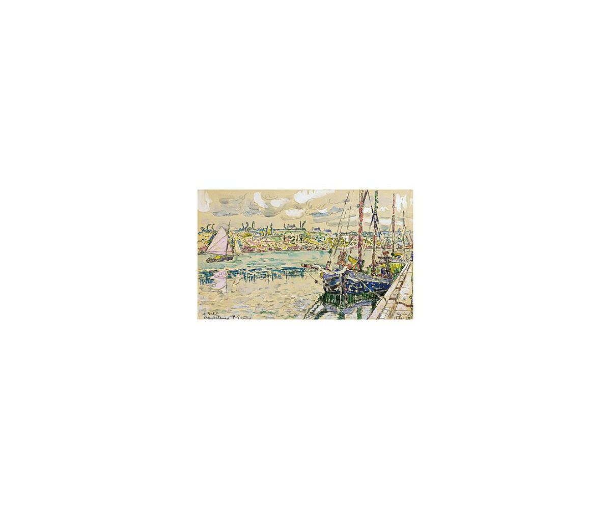 Treguier, Bateaux A Quai 