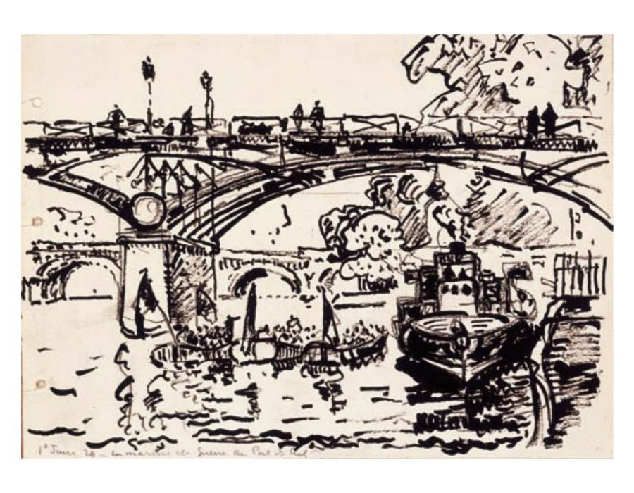La marine de guerre au pont 