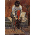 Red silk stockings 