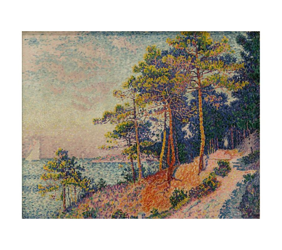 Above Saint-Tropez, the Customs House Pathway 