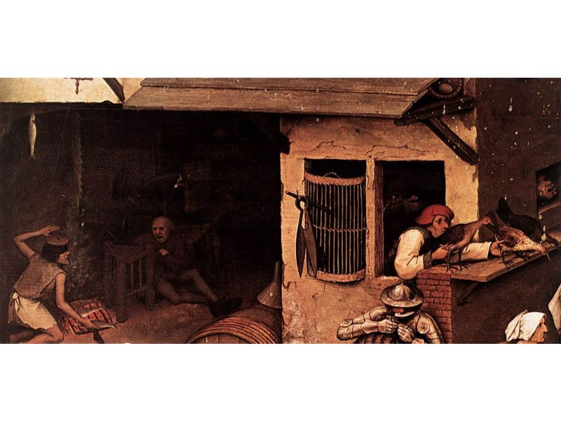 Netherlandish Proverbs (detail) 3