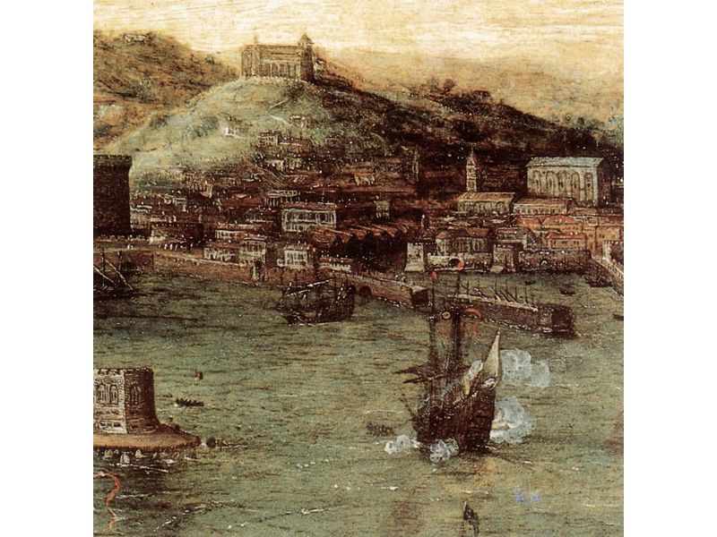 Naval Battle in the Gulf of Naples (detail)