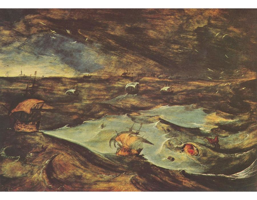 Sea storm