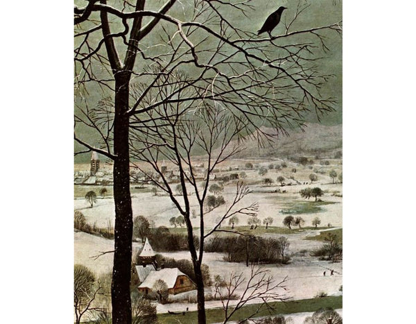 Hunters in the snow (detail 2)