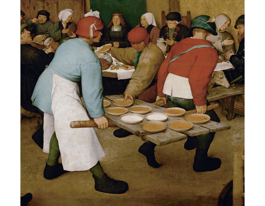 Peasant wedding (detail 1)