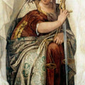 Justice, from the walls of the sacristy 